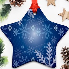 Snowflakes Ornament (star) by nateshop