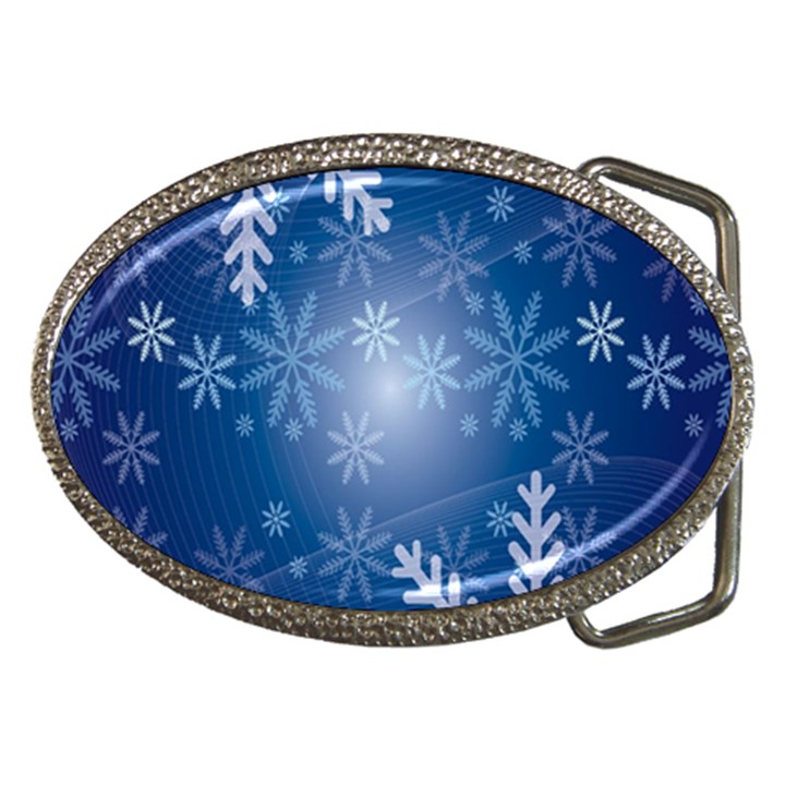 Snowflakes Belt Buckles