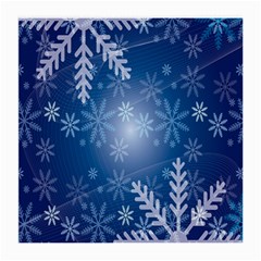 Snowflakes Medium Glasses Cloth by nateshop