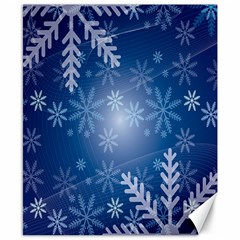 Snowflakes Canvas 8  X 10  by nateshop