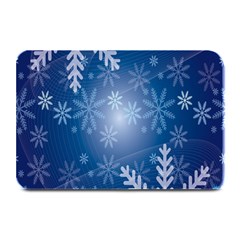 Snowflakes Plate Mats by nateshop