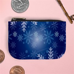 Snowflakes Mini Coin Purse by nateshop