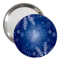 Snowflakes 3  Handbag Mirrors by nateshop