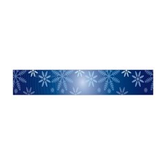 Snowflakes Flano Scarf (mini) by nateshop