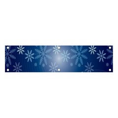 Snowflakes Banner And Sign 4  X 1  by nateshop