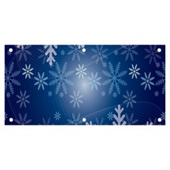 Snowflakes Banner And Sign 6  X 3  by nateshop