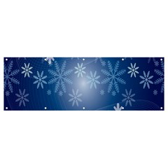 Snowflakes Banner And Sign 12  X 4 