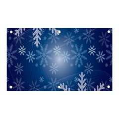 Snowflakes Banner And Sign 5  X 3  by nateshop