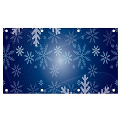 Snowflakes Banner And Sign 7  X 4  by nateshop