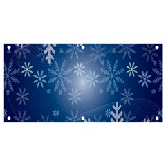 Snowflakes Banner And Sign 4  X 2  by nateshop