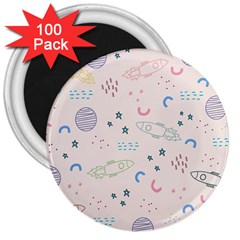 Space 3  Magnets (100 Pack) by nateshop