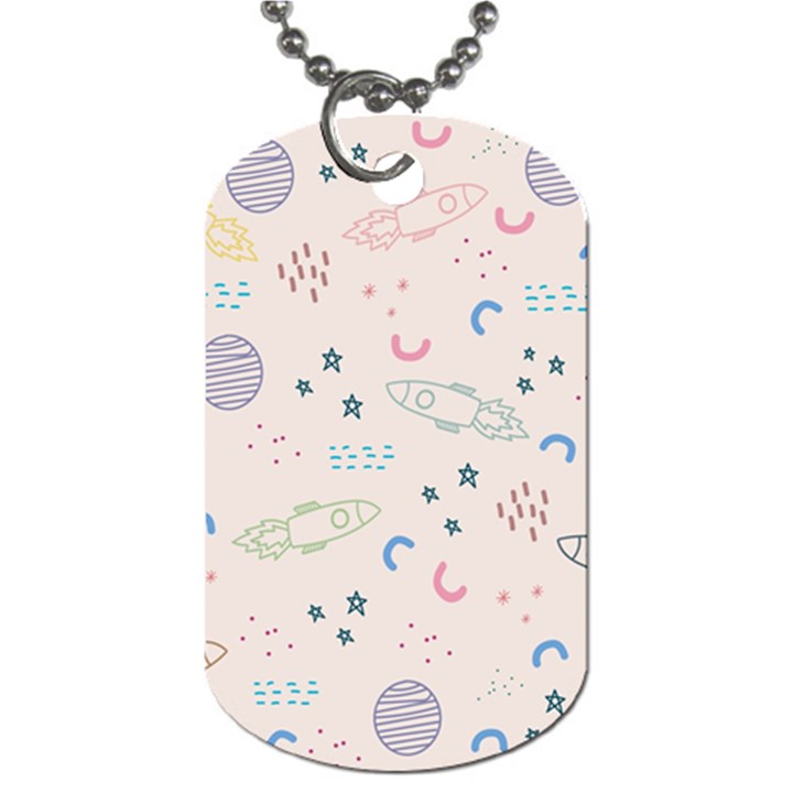 Space Dog Tag (One Side)