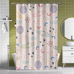 Space Shower Curtain 48  X 72  (small)  by nateshop