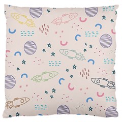 Space Large Cushion Case (two Sides) by nateshop