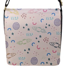 Space Flap Closure Messenger Bag (s) by nateshop