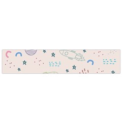 Space Small Flano Scarf