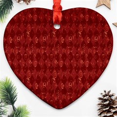 Square Heart Ornament (two Sides)