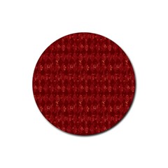 Square Rubber Coaster (round)