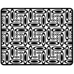 Ellipse Double Sided Fleece Blanket (medium)  by nateshop