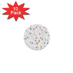 Star 1  Mini Buttons (10 Pack)  by nateshop