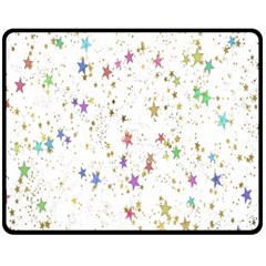 Star Fleece Blanket (medium)  by nateshop