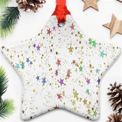 Star Star Ornament (two Sides)