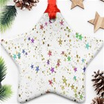 Star Star Ornament (Two Sides) Back