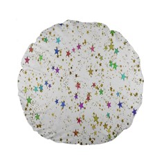 Star Standard 15  Premium Flano Round Cushions by nateshop