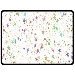 Star Double Sided Fleece Blanket (large)  by nateshop