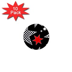 Stars 1  Mini Magnet (10 Pack)  by nateshop