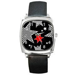 Stars Square Metal Watch by nateshop