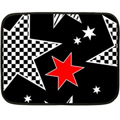 Stars Double Sided Fleece Blanket (mini)  by nateshop