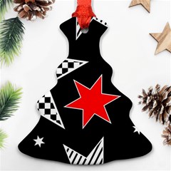 Stars Christmas Tree Ornament (two Sides) by nateshop