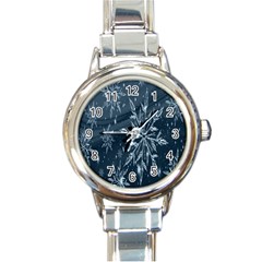 Stars-2 Round Italian Charm Watch by nateshop