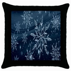 Stars-2 Throw Pillow Case (black) by nateshop