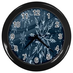 Stars-2 Wall Clock (black) by nateshop