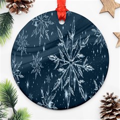 Stars-2 Round Ornament (two Sides) by nateshop