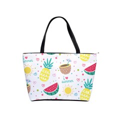 Pineapple And Watermelon Summer Fruit Classic Shoulder Handbag