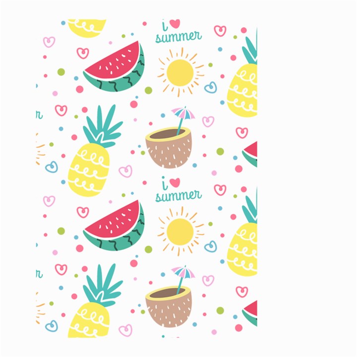 Pineapple And Watermelon Summer Fruit Small Garden Flag (Two Sides)