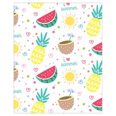 Pineapple And Watermelon Summer Fruit Drawstring Bag (small)