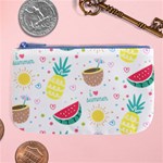 Pineapple And Watermelon Summer Fruit Large Coin Purse Front