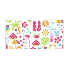 Flamingo Bird Nature Illustration Summer Beach Yoga Headband