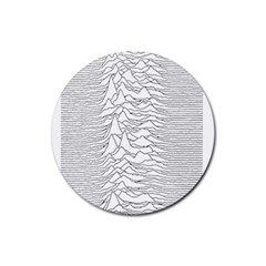 Joy Division Unknown Pleasures Rubber Round Coaster (4 Pack) by Jancukart