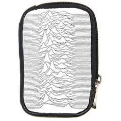 Joy Division Unknown Pleasures Compact Camera Leather Case by Jancukart