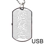 Joy Division Unknown Pleasures Dog Tag USB Flash (Two Sides) Back