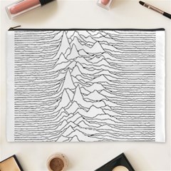 Joy Division Unknown Pleasures Cosmetic Bag (xxxl) by Jancukart