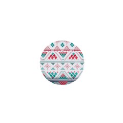 Aztec Ethnic Seamless Pattern 1  Mini Buttons