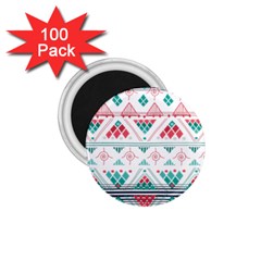 Aztec Ethnic Seamless Pattern 1 75  Magnets (100 Pack) 