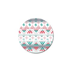 Aztec Ethnic Seamless Pattern Golf Ball Marker (4 Pack)