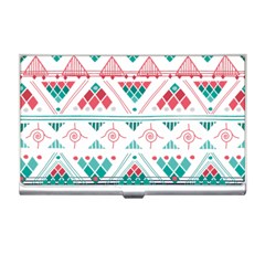 Aztec Ethnic Seamless Pattern Business Card Holder